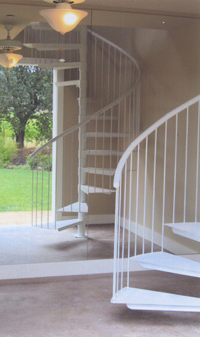 Napa Valley spiral stairs